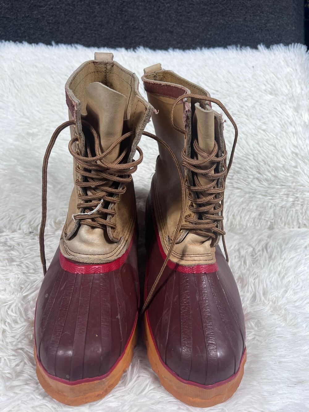 Vintage Yukon Boots Mens Size 12 Rubber Duck Waterproof Steel Shank 90s